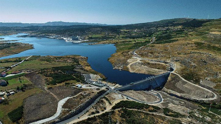 The Gouvães reservoir, which together with Daivões and Alto Tâmega comprises the complex on the river Tâmega.